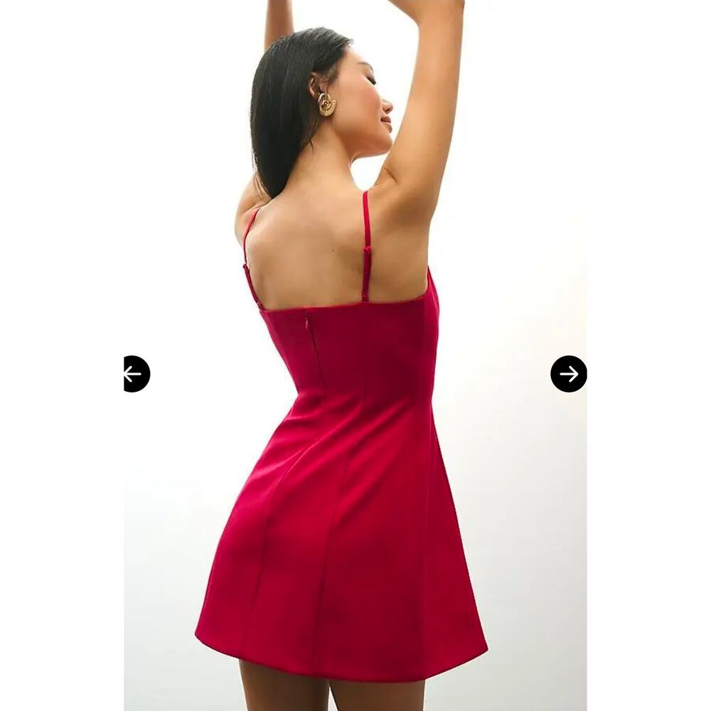 Anthropologie Mare Mare womens Square Neck Shift Mini Dress size L - Picture 2 of 10